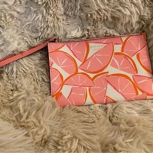 EXCELLENT CONDITION!!! Kate Spade Citrus Pink and Orange Wristlet